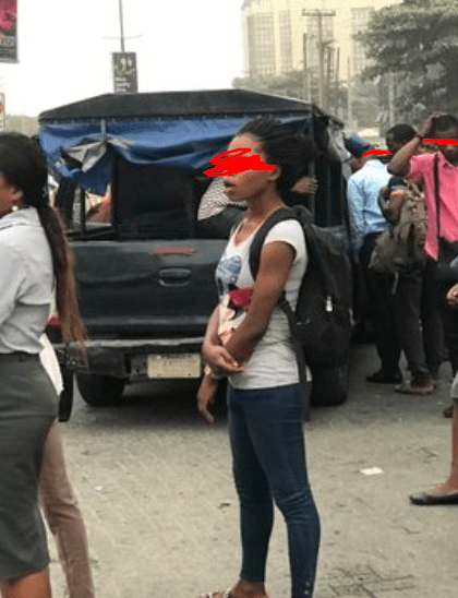 Police van allegedly used as commercial vehicle in Lagos 