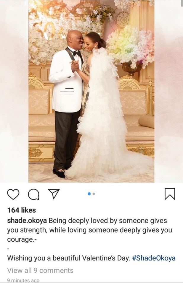 Shade Okoya shares lovely photos of her family as she reveals her greatest wish in Valentine