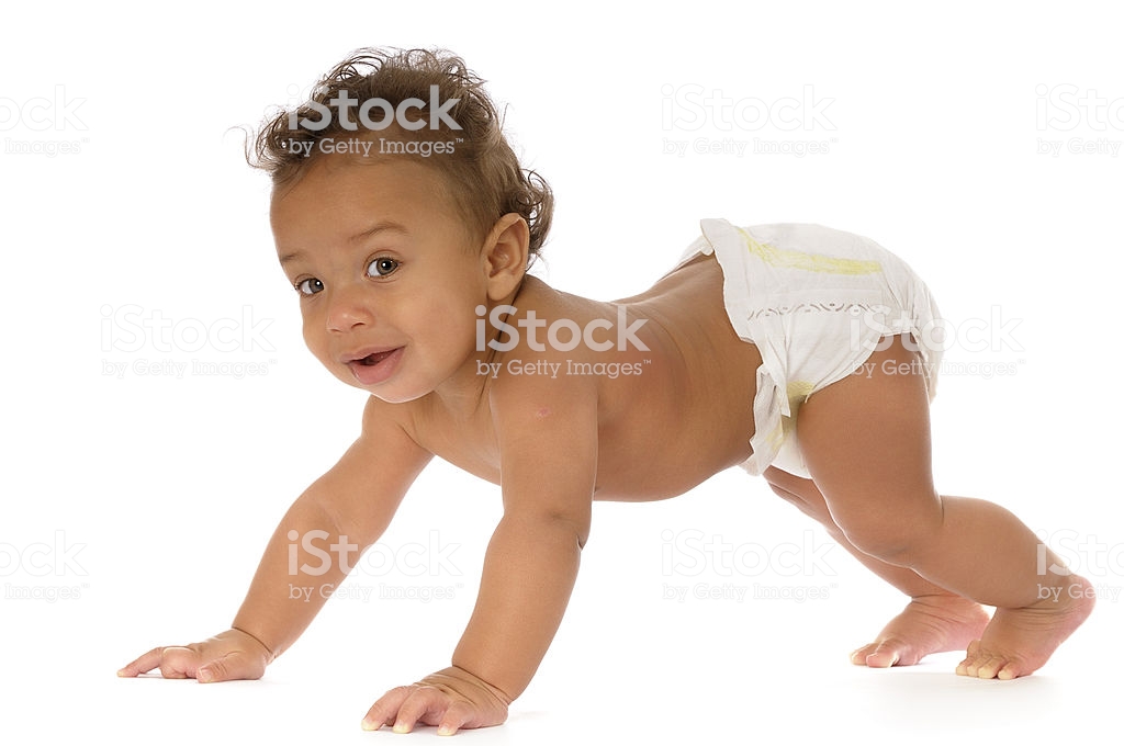 Image result for picture of a black crawling baby