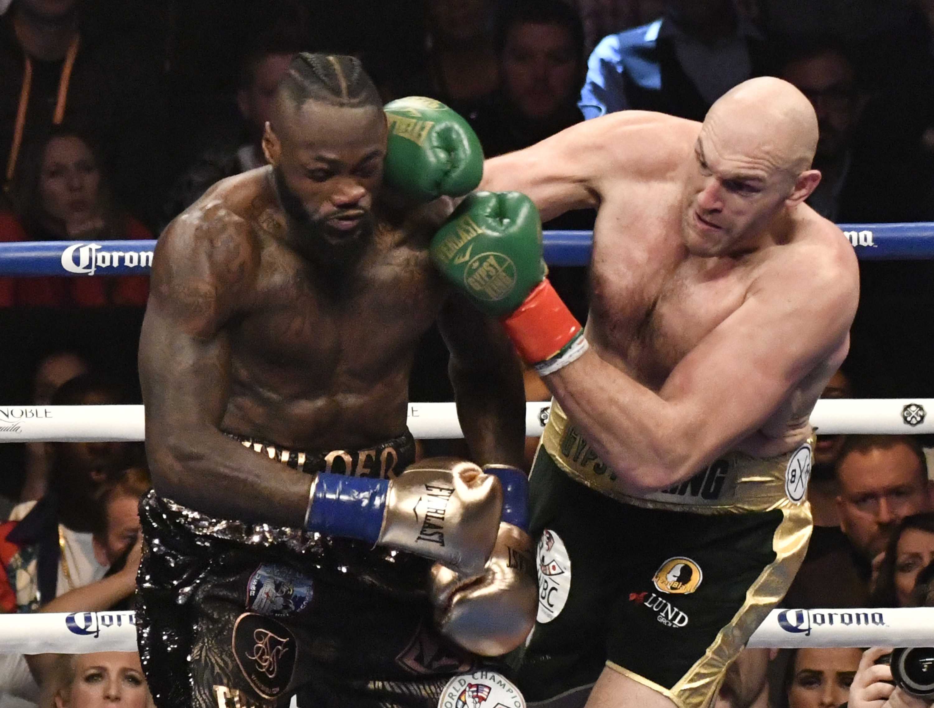 Image result for Picture of wilder and fury fight