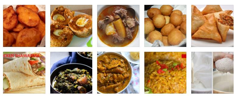 Image result for Picture of nigerian meal