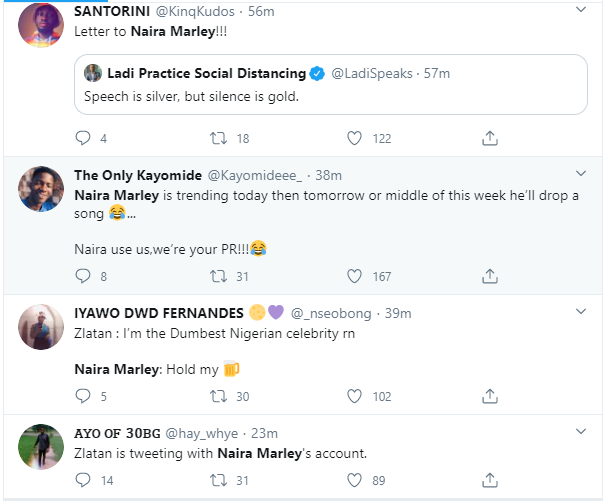 Naira Marley dragged on Twitter for his post on coronavirus