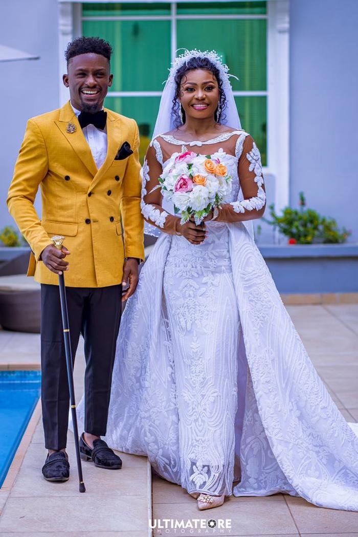 MC Rhelax and his wife tied the knot over the weekend
