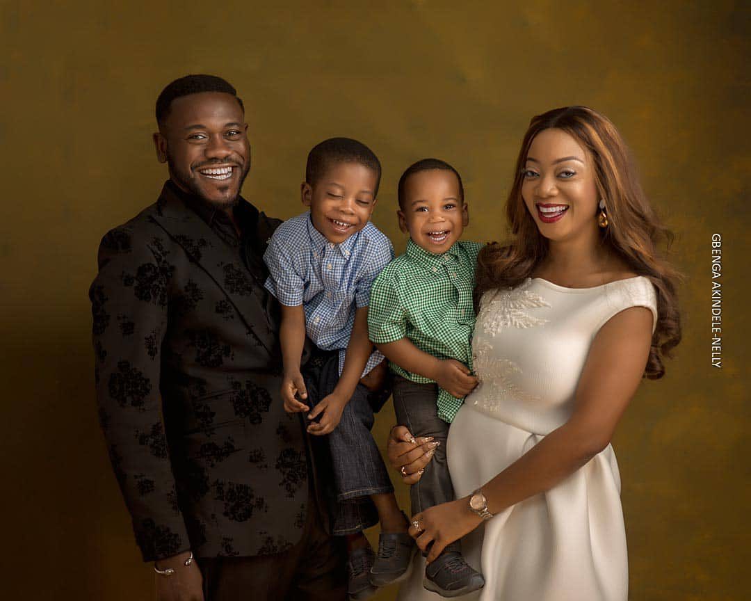 Deyemi Okanlawon and his family