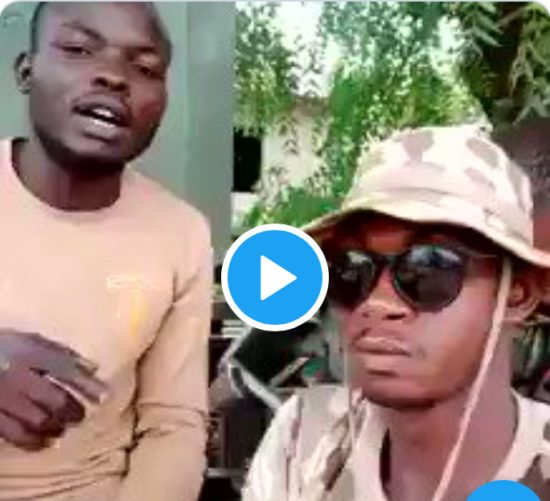 New video of another set of Nigerian soldiers threatening to maim Warri residents, says war is coming! (Video)