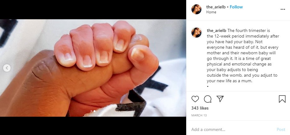 American mother drags Halima Abubakar for stealing her baby photo while announcing the birth of her child 