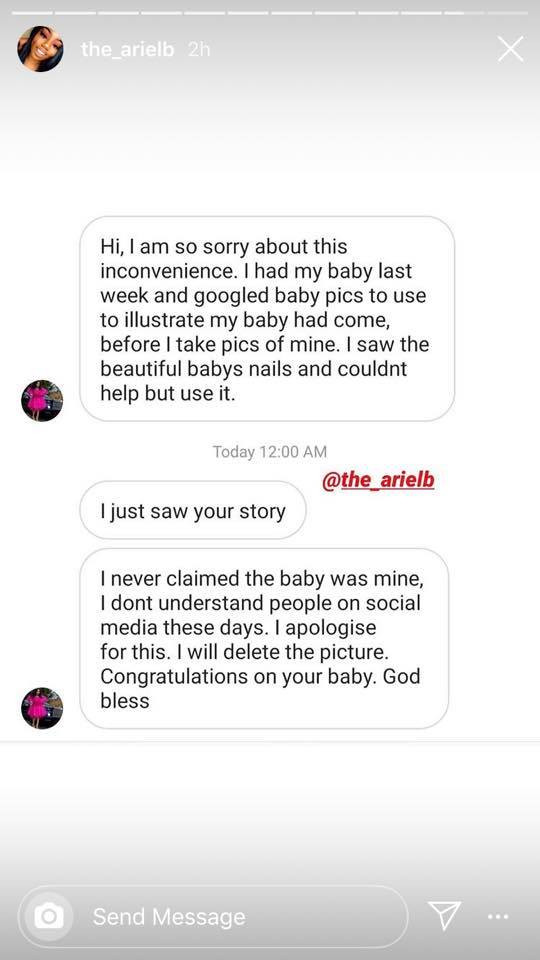 American mother drags Halima Abubakar for stealing her baby photo while announcing the birth of her child 