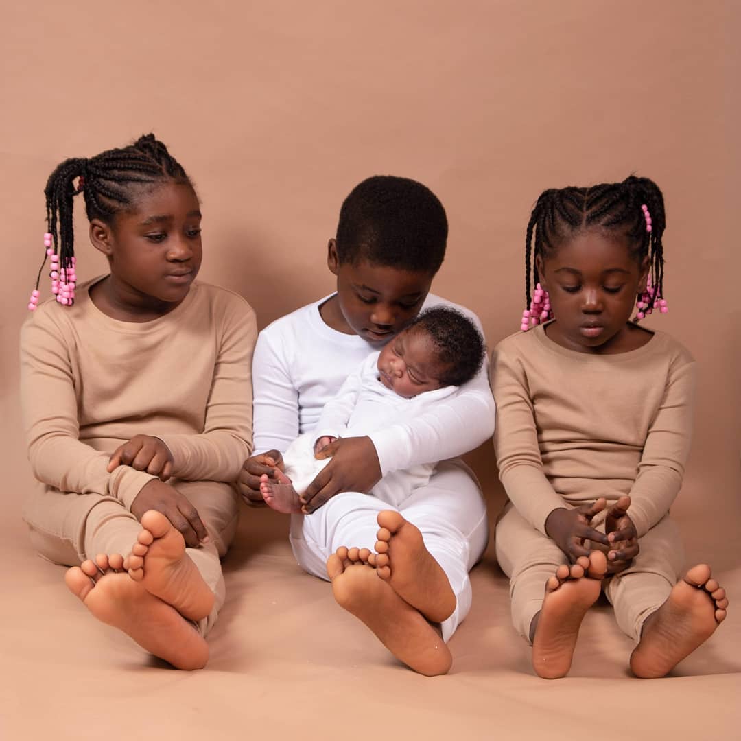 The Okojie Squad shared by Mercy Johnson