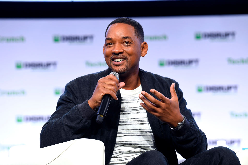 SAN FRANCISCO, CALIFORNIA - OCTOBER 02: (EDITORS NOTE: Retransmission with alternate crop.) Actor/Producer/Musician Will Smith speaks onstage during TechCrunch Disrupt San Francisco 2019 at Moscone Convention Center on October 02, 2019 in San Francisco, California. (Photo by Steve Jennings/Getty Images for TechCrunch)