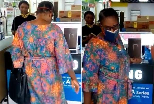 Woman Goes Viral After She Was Caught On Camera Using Bible As Facemask