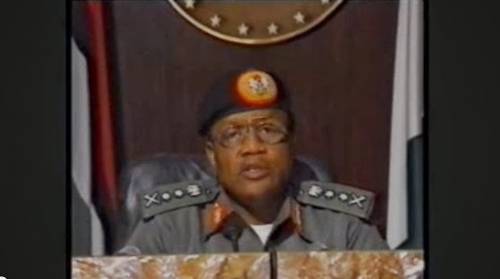 Former Nigerian dictator, Ibrahim Badamosi Babangida