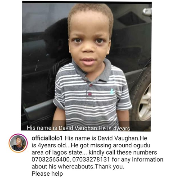 Help find this missing four year old boy (photo)