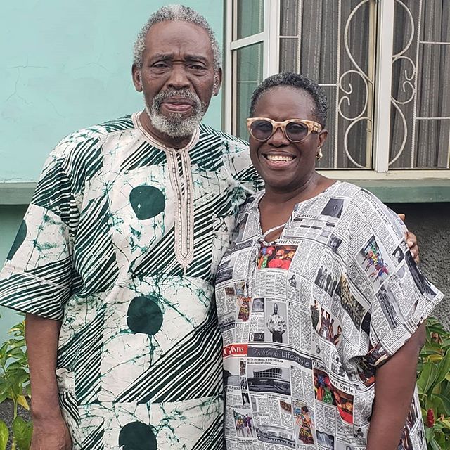 Olu Jacobs and Joke Silva