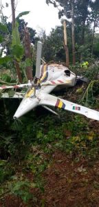 Police aircraft crashes 