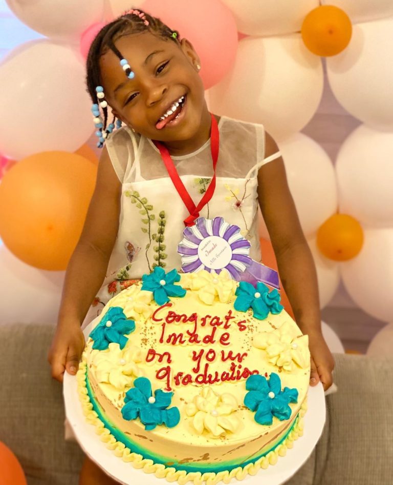 Davido gifts daughter gift to celebrate her graduation from kindergaten
