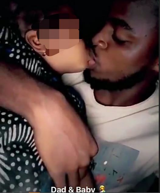 Girls Sucking Small - Video Showing LASU Student Sucking On Little Girl's Lips Goes Viral; He  Reacts Claiming The Girl Is His Sister
