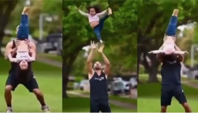 Father and daughter wow people with their amazing dance skills