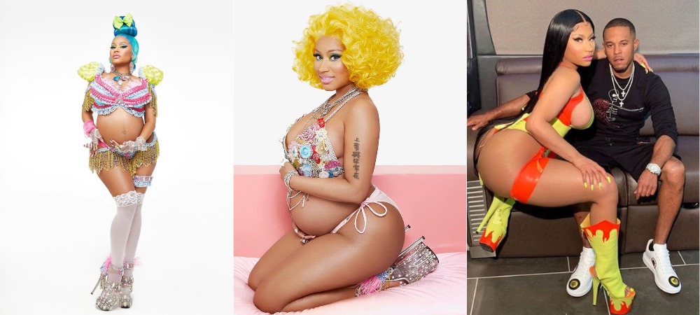 1000px x 450px - Nicki Minaj Announces She's Pregnant, Expecting Her First Child With  Husband Kenneth Petty [Photos]