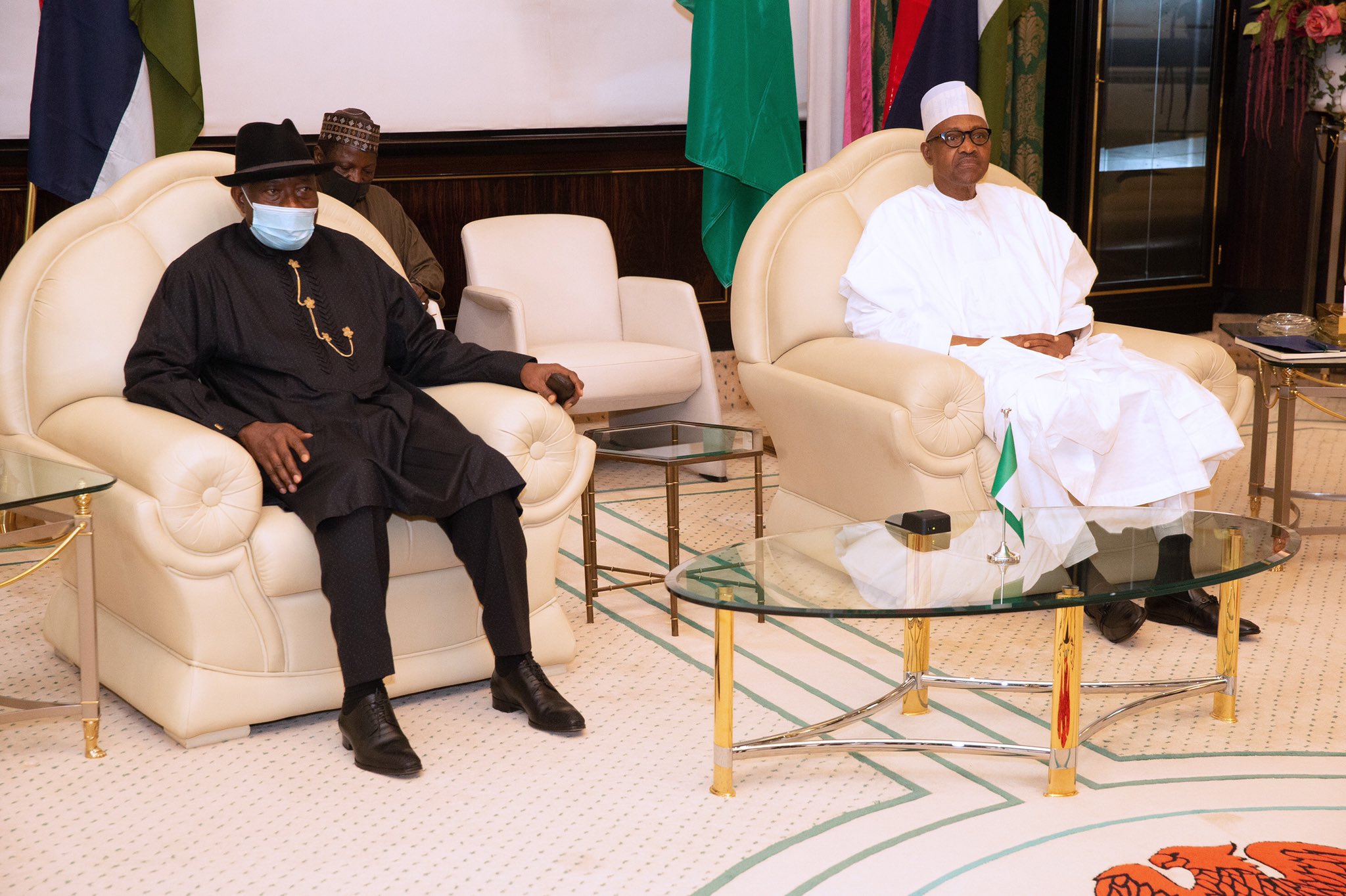 Buhari meets Jonathan in Aso Villa today