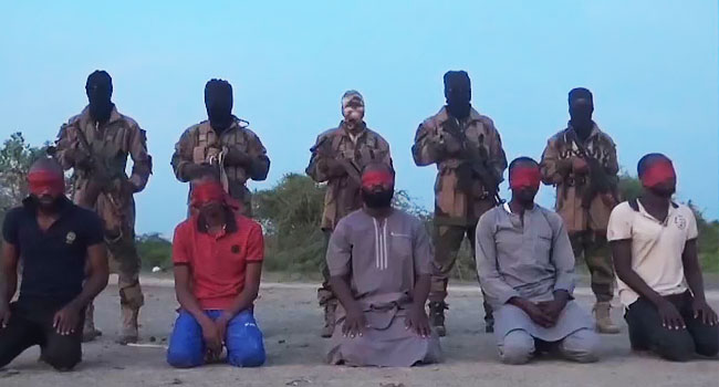 The aid workers were executed by Boko Haram terrorists