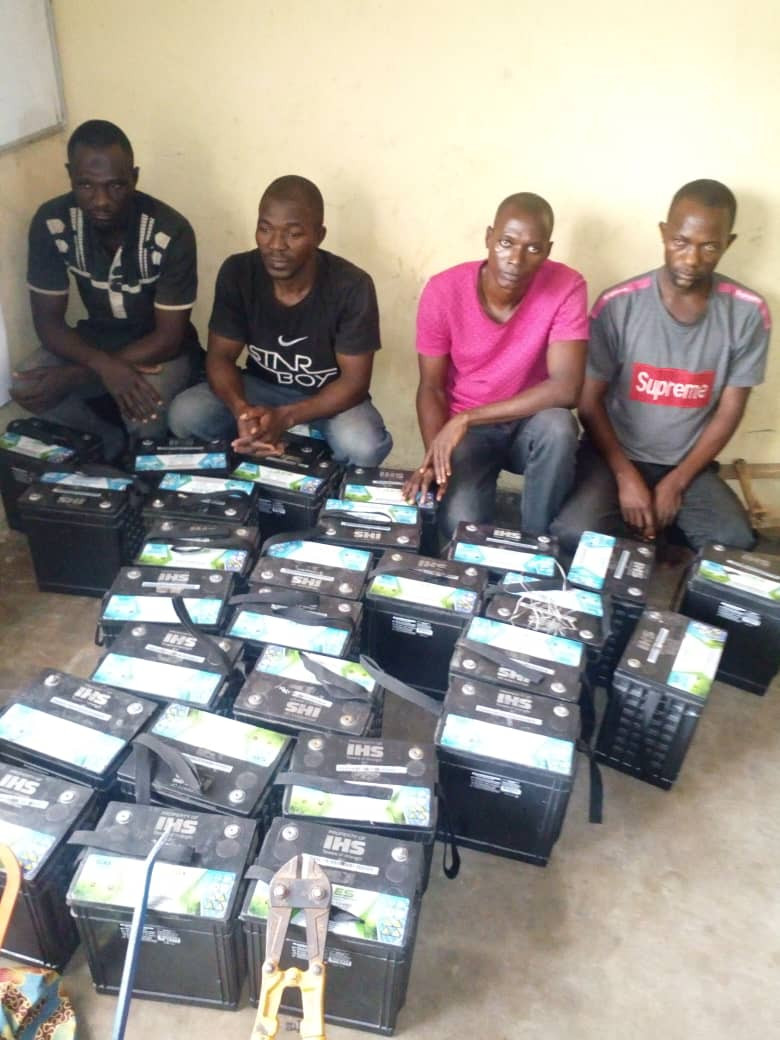 Abuja-based mast vandals arrested in Gombe