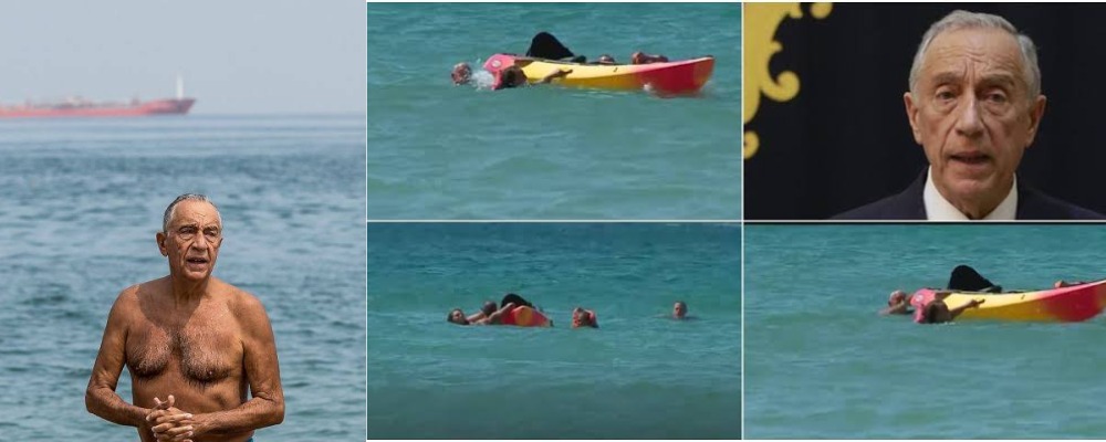 71-Year-Old Portugal President, Marcelo Rebelo Rescues Two Women From Drowning In A Beach 1