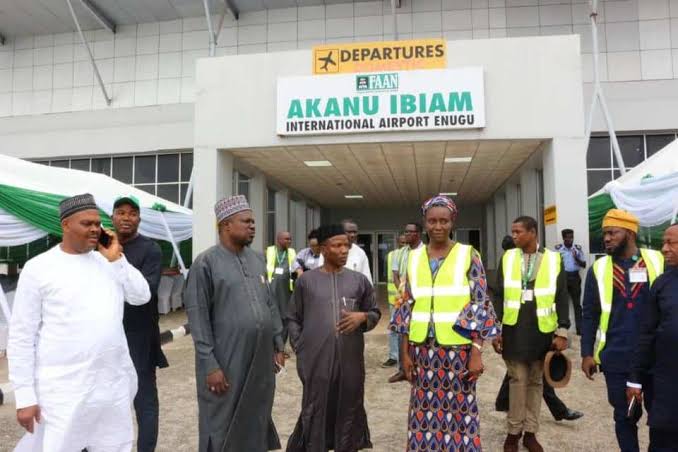 Enugu Airport Begins Operation, First Flight Lands On New Runway [Photos] 1