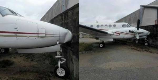 Jet Fails Brake, Crashes Into Fence At Murtala Muhammed International Airport, Lagos.[Photos] 1