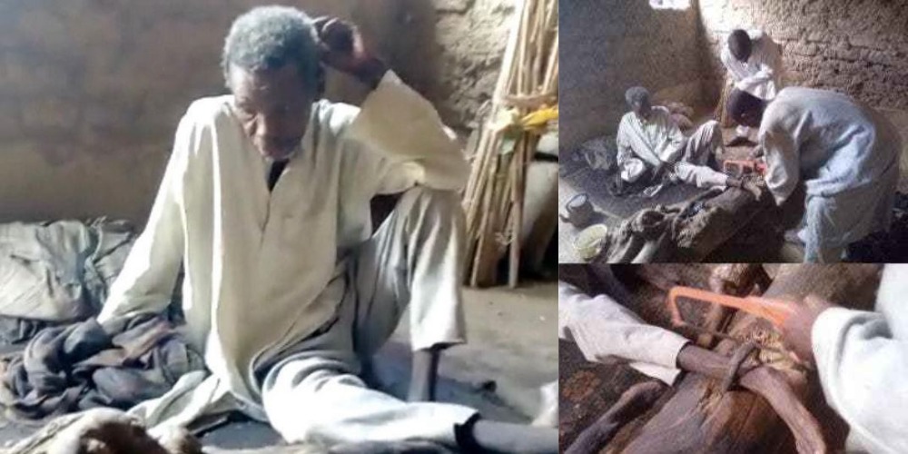 Police Rescues 55-Year-Old Man Locked Up For 30 Years By His Family In Kano State [Video] 1