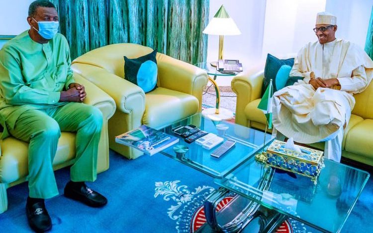 Adeboye visits Buhari in Aso Rock on Monday