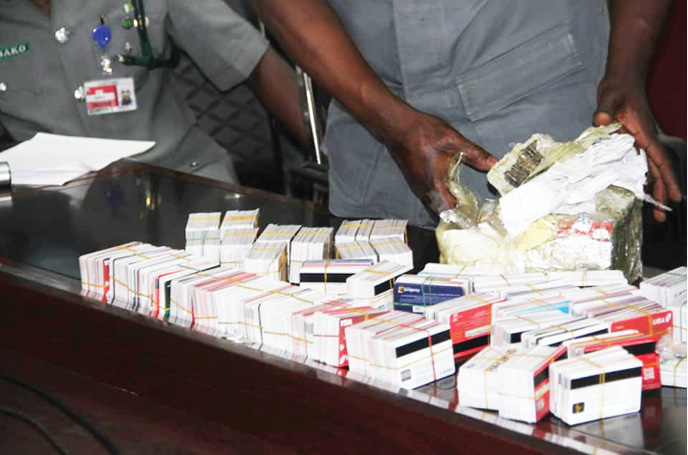 Customs Arrests Nigerian Man Traveling To Dubai With 2,886 ATM Cards At Lagos Airport 2