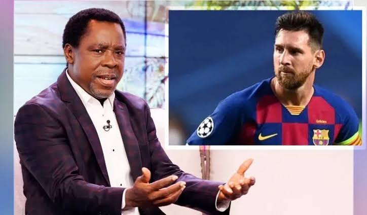 "Do Not Leave Barcelona This Summer" - Prophet T.B Joshua Advises Lionel Messi 1