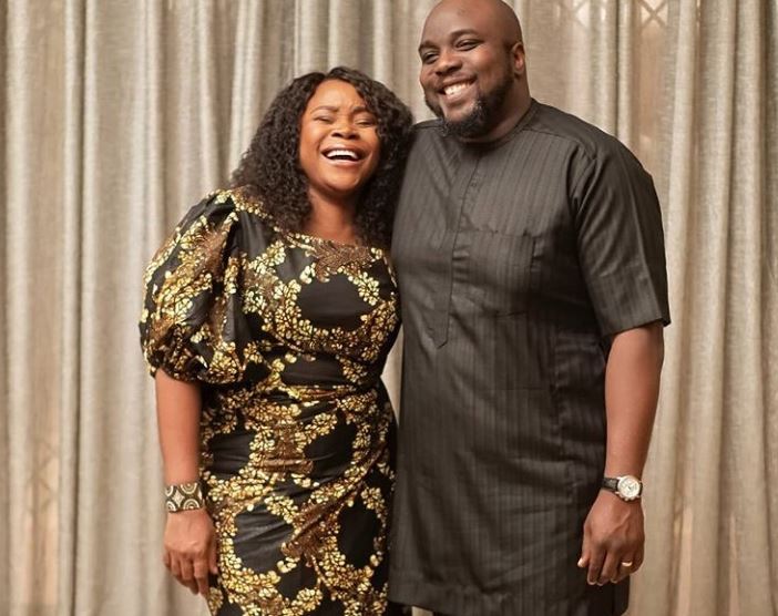 Omawumi and her husband in new photo