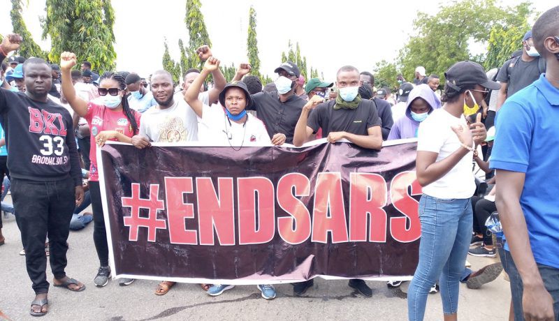 End SARS protesters