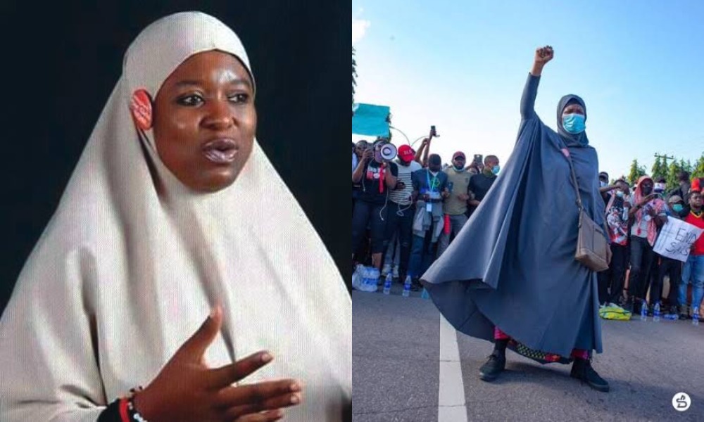 I’m Being Cursed In Mosques Over My Involvement In #ENDSARS Protest - Aisha Yesufu 1