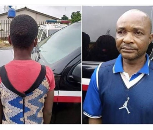 Charles Ekwe caught abusing a 13-year-old girl