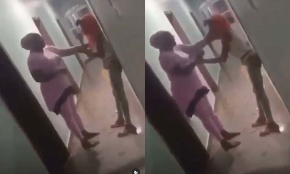 Nigerian Mother Disgraces Her Daughter After Catching Her With A Man In Hotel Room [Video] 1