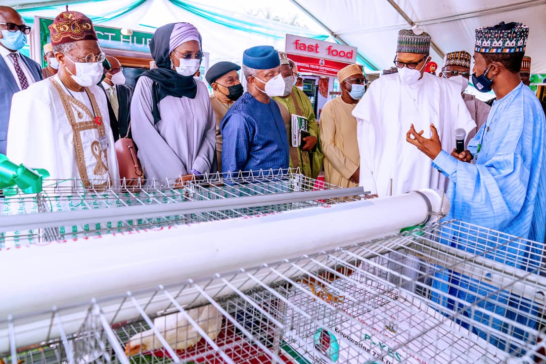 President Buhari Launches Motorcycle, Keke-Napep, Others For Youth Empowerment Scheme [Photos] 11