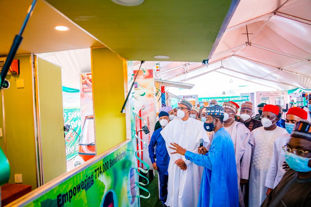 President Buhari Launches Motorcycle, Keke-Napep, Others For Youth Empowerment Scheme [Photos] 6