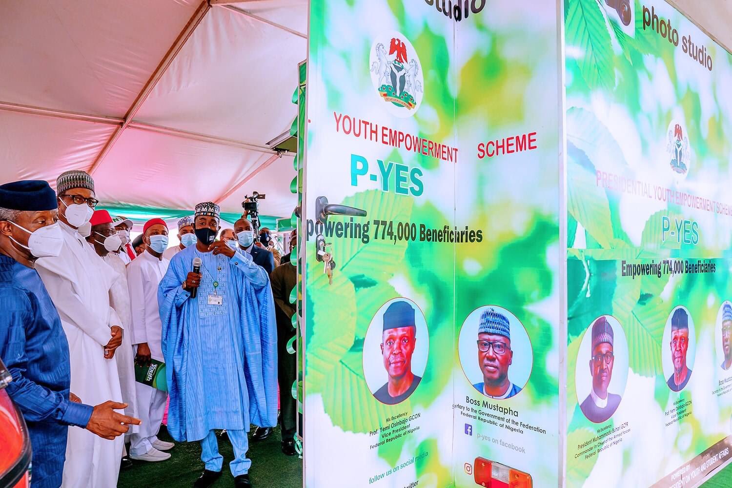 President Buhari Launches Motorcycle, Keke-Napep, Others For Youth Empowerment Scheme [Photos] 1