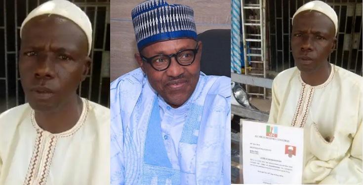 Man Who Trekked 15 Days To Celebrate Buhari In 2015, Cries For Help Over Limb Pain 1