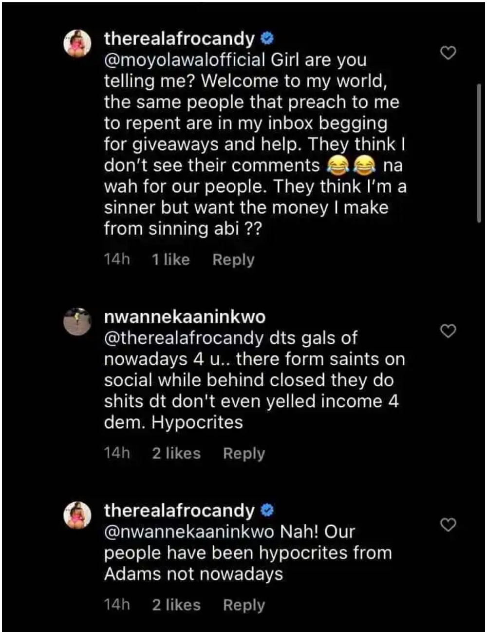 Those Preaching Repentance To Me Are In My Inbox Begging For Money – Nigerian Pοrnstar, Afrocandy 3