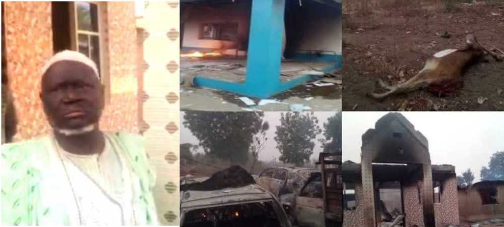 Yoruba Youths Expels Seriki Fulani From Oyo Community, Burns His Palace, 11 Cars 1