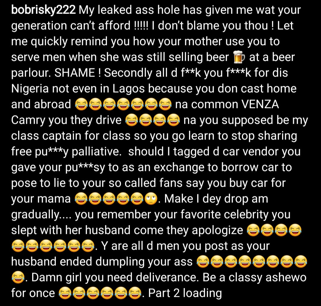 Bobrisky And Nkechi Blessing Fights Dirty On Instagram Over 'Tattoo Issues' 13