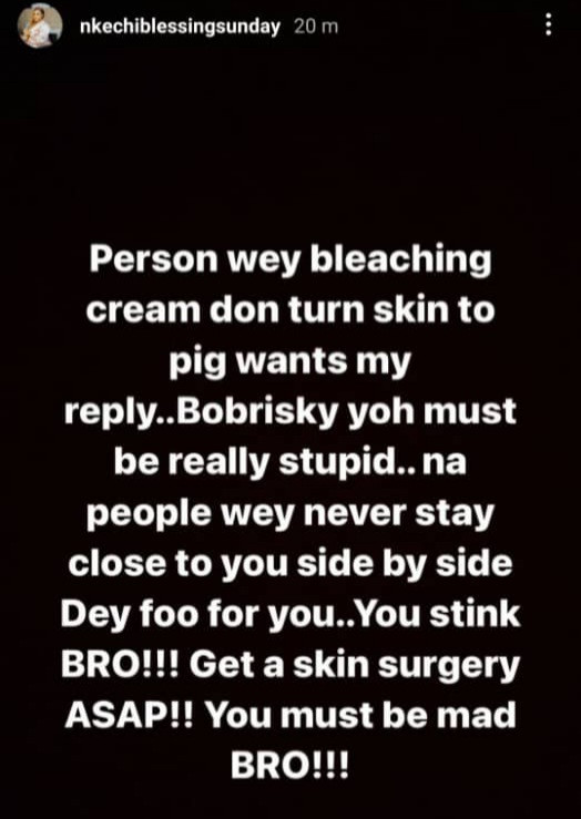 Bobrisky And Nkechi Blessing Fights Dirty On Instagram Over 'Tattoo Issues' 7