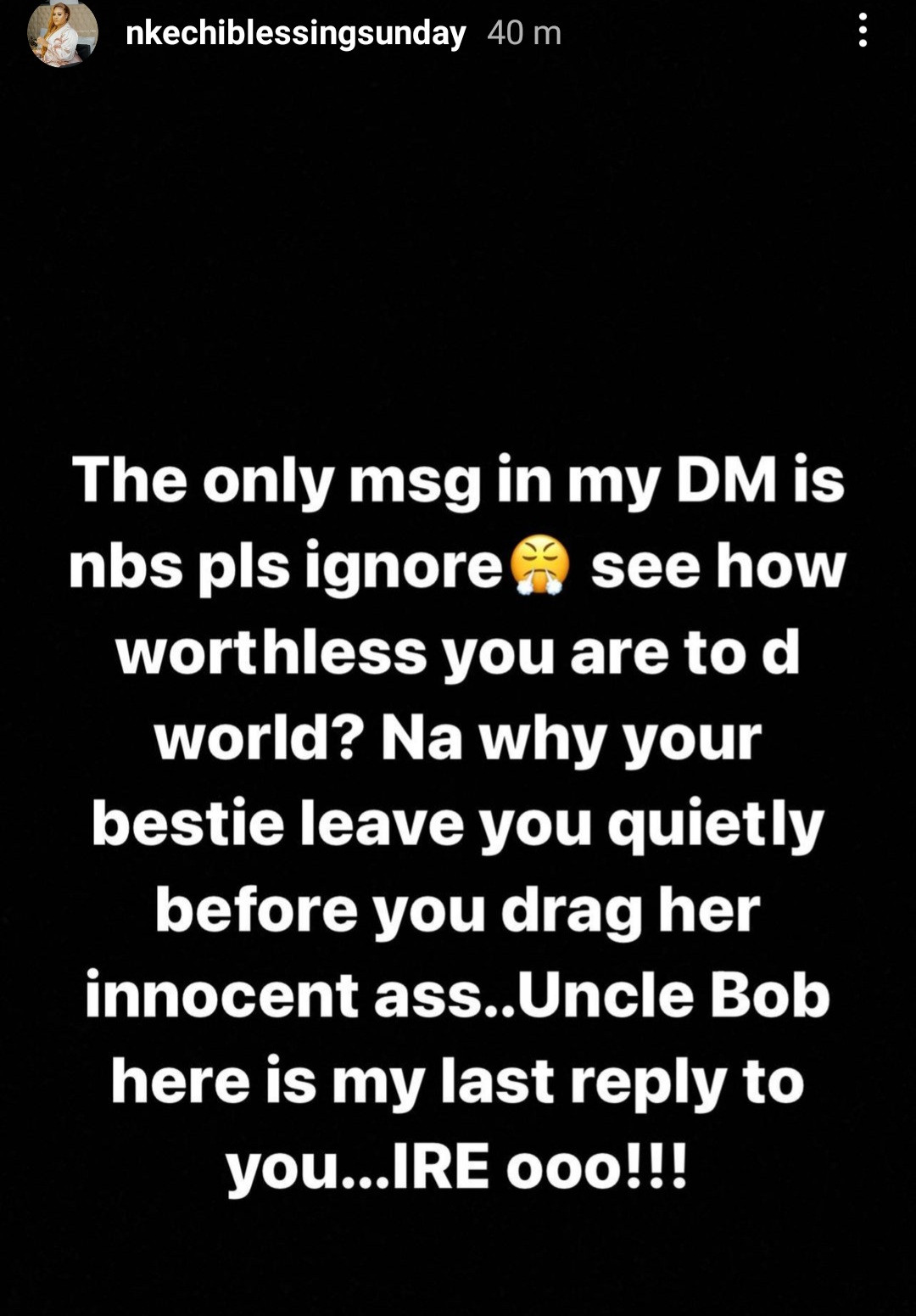 Bobrisky And Nkechi Blessing Fights Dirty On Instagram Over 'Tattoo Issues' 11