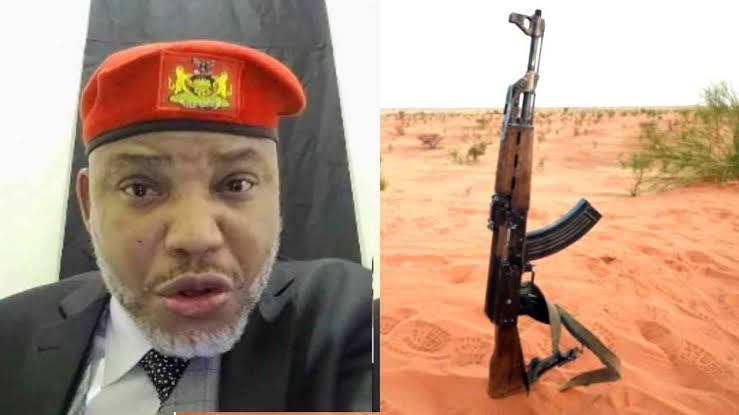 IPOB Leader, Nnamdi Kanu Reveals Why Every Nigerian Should Get An AK-47 1