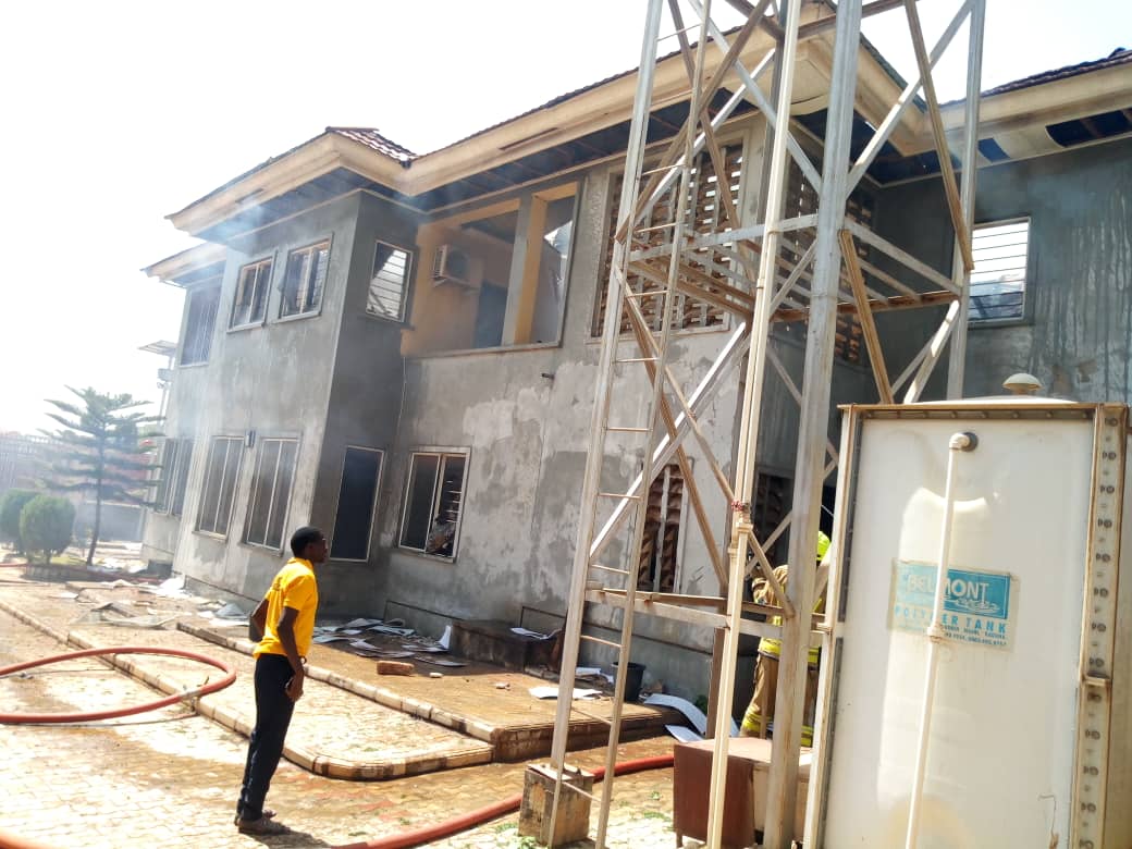 Fearon's duplex destroyed by fire in Kaduna