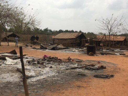 One Dead As Sunday Igboho Allegedly Burns Fulani Settlement In Ogun [Photos] 2