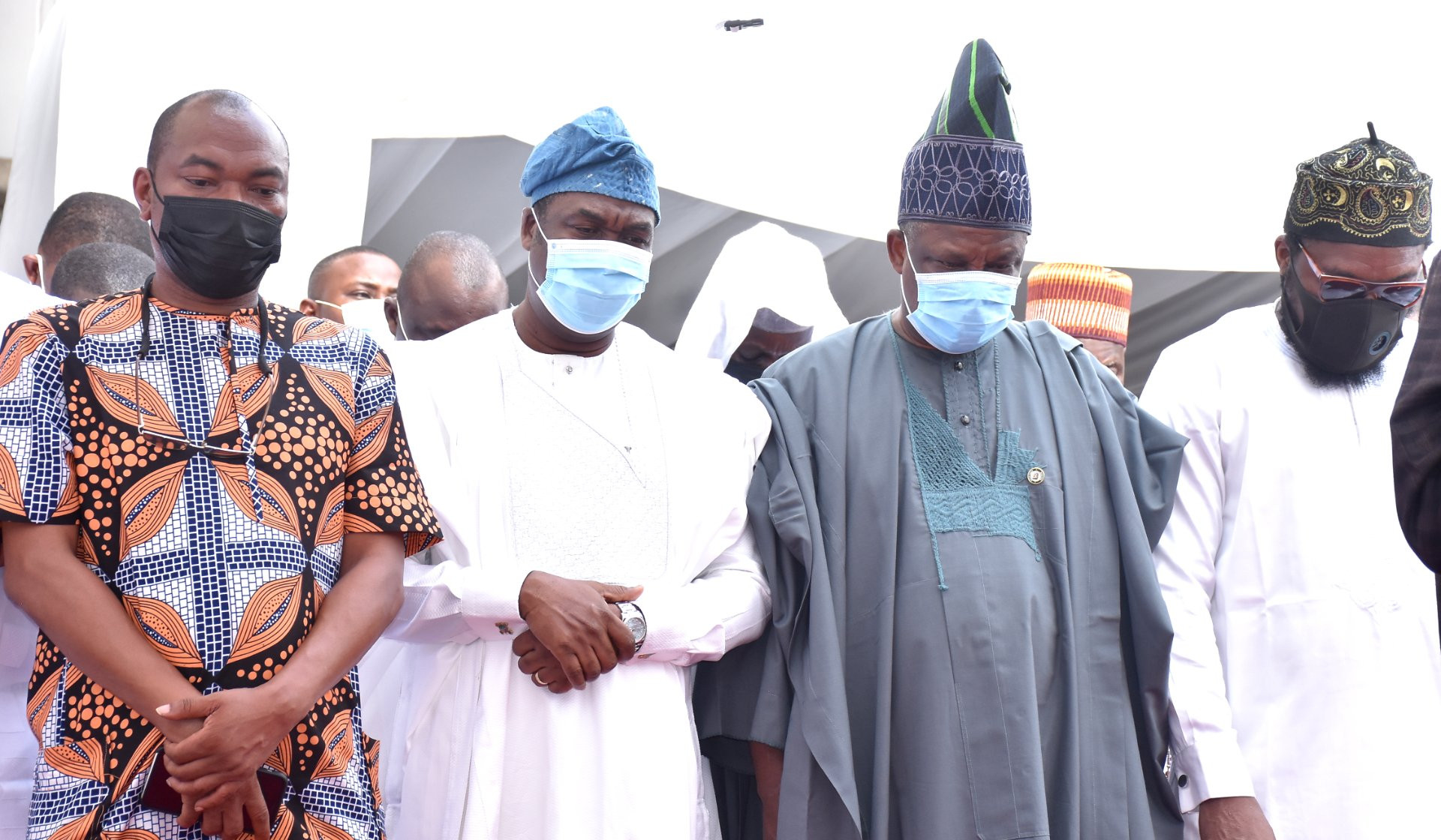 Ex-Lagos governor, Lateef Jakande, laid to rest (photos)